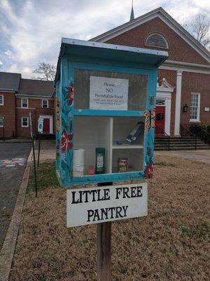 Holy Trinity Lutheran Church Little Free Pantry, 1900 The Plaza, Charlotte