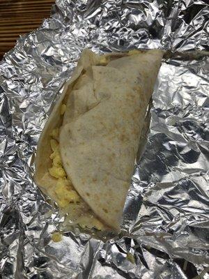 Egg Bean & Cheese Taco