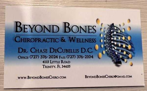 Beyond Bones Chiropractic and Wellness