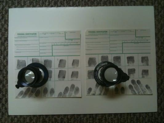 comparing fingerprints for identification