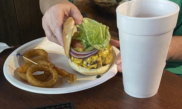 Dressed #0. Bambi Burger Beer Battered Onion Rings