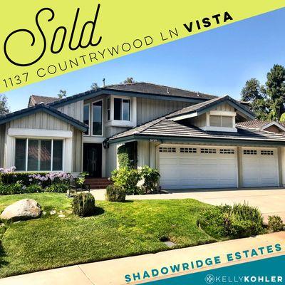 SOLD in Shadow Ridge Vista