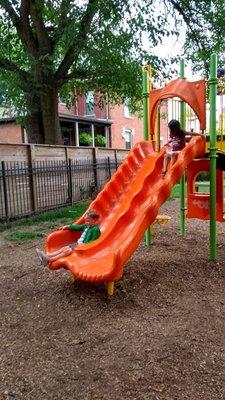 #junglejim funtime w/orange #slides #chase&ferguschildrenspark #northside @yelpcincy