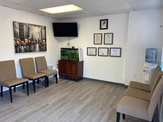 Our newly remodeled patient area !