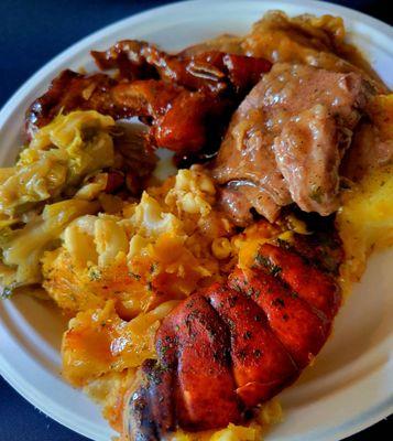 Lobster Mac, Fried Cabbage, Southern Roast, BBQ Ribs...