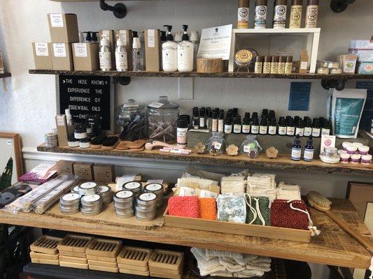 Eco-centric bath goods that are made locally