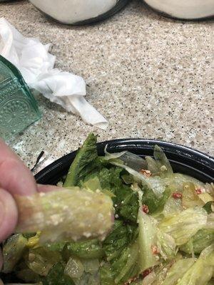 Yuck soggy crap salad!