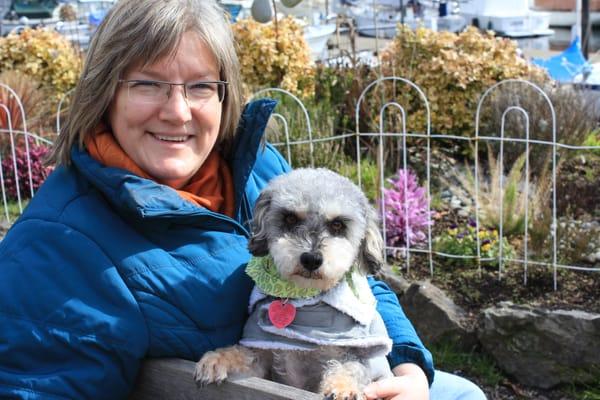 Dr. Chris & Libby, the office/therapy dog