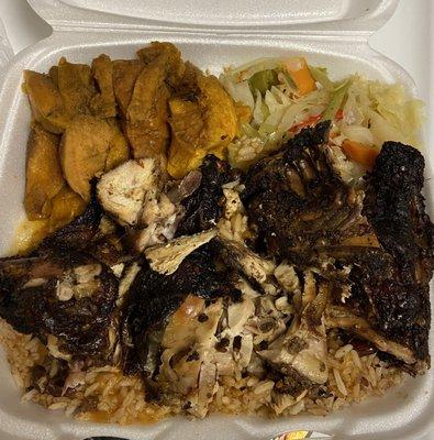 Jerk Chicken Mixed Dinner