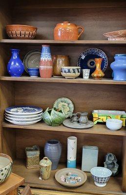 Large pottery collection including American Indian.