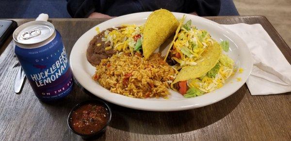 Taco plate special