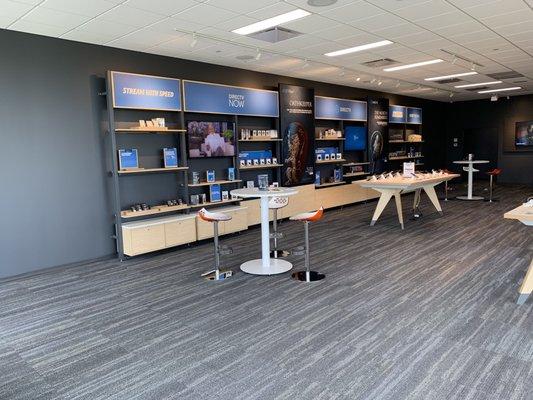 Awesome setup of new At&t showroom Store.