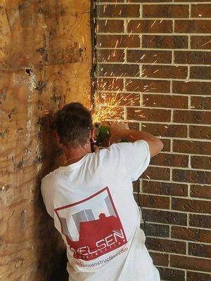 Residential Front Porch: Under renovation