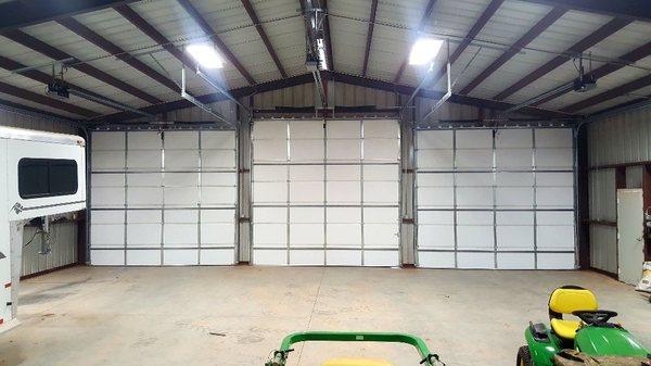 Commercial insulated doors with LiftMaster commercial openers