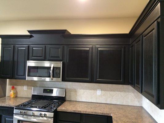 Refinish cabinets