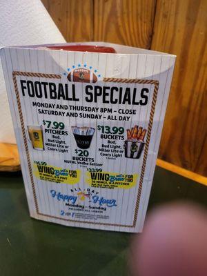 Football specials