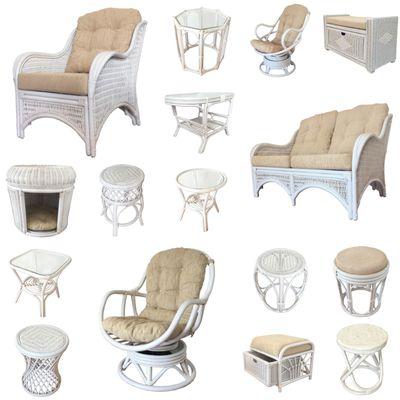 White Rattan Furniture Collection RATTAN FURNITURE