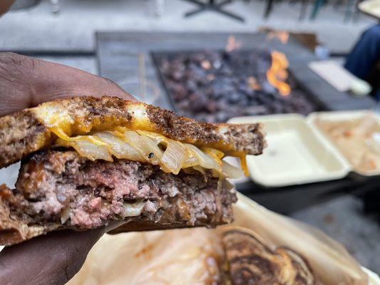 Sandwich special! Classic Patty Melt!