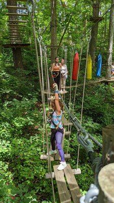 When things seem tough--- just keep your 
Faith and soon you'll be zip- lining thru!!