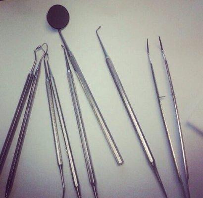 Some dental tools