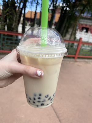 Peach Bubble Tea