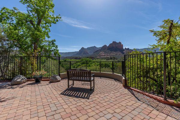 Garden along with Red Rock Views