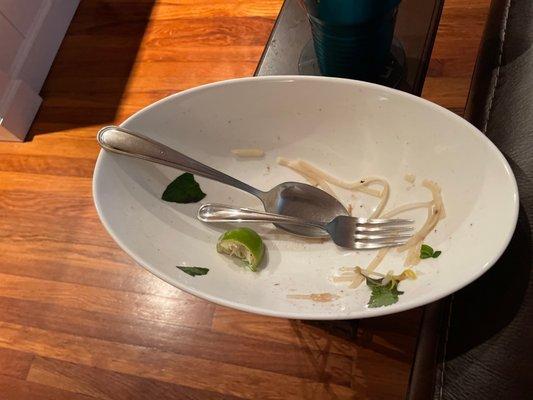 And that's what is always left of the Pho !! :).