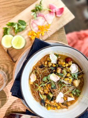 Chile lemongrass noodle bowl