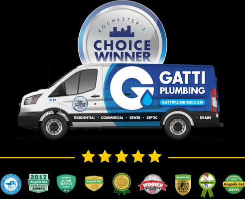 Gatti Plumbing, award-winning residential plumbing service!