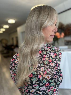 Blended ashy blonde