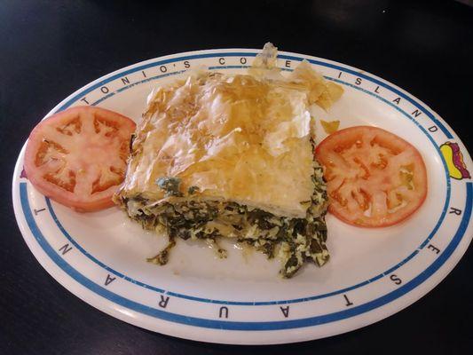 Homemade Spinach Pie App.