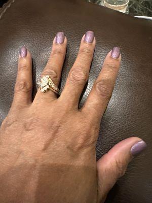 Had my nails done last night.