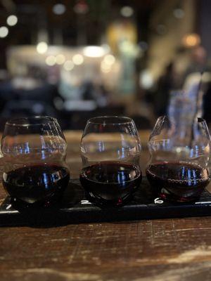 Happy Hour Italian Red Wine Flight $15