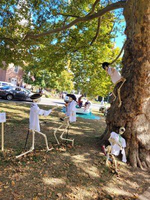 Scarecrows Along Main Old Wethersfield