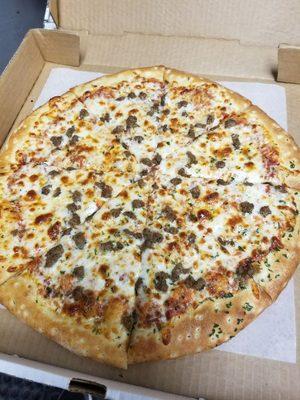 Large Sausage Pizza