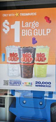 Perfect for the summer heat, $1 big gulp