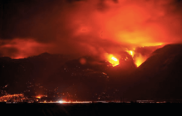 Kihei View of Ma'alaea Fire in 2010 - HWMO's goal is to protect communities and natural resources from wildfire threats.