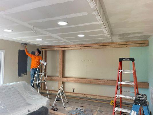 Transform your spaces with drywall services from JS Construction Home Repair!