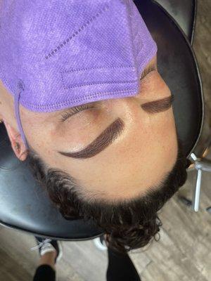 Microblading touch up from Angela