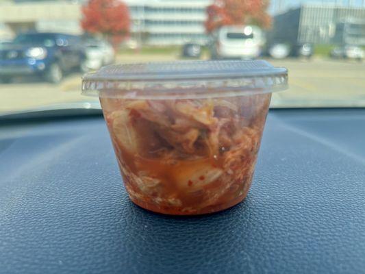 Side of kimchi