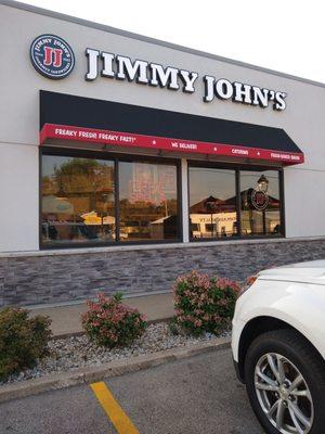 Half-way-to-Iowa pit stop at Jimmy John's! :-)