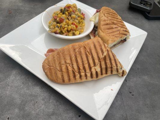 Carolina Cuban with Sweet Corn Sauté