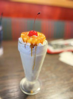 Pineapple Upside-Down Cake Milkshake