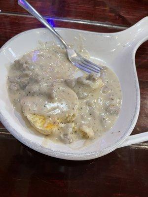 Biscuits and gravy