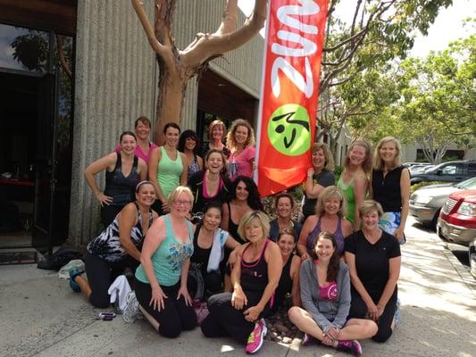 After the first MegA Zumba class at new location!