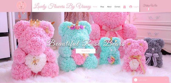 Check out this E-commerce website we created for lovelyflowersbyvianey.com!