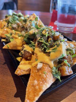 Spicy Tuna Poke Nachos