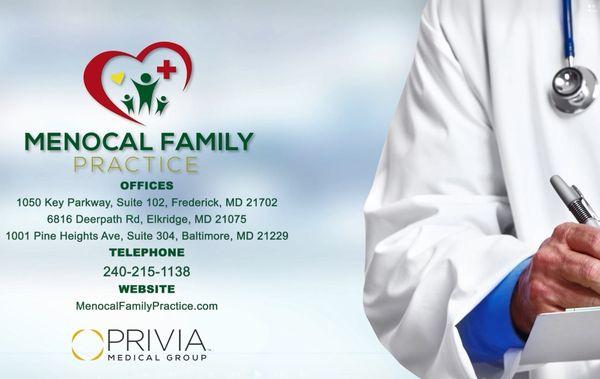 Menocal Family Practice - Logo and Locations