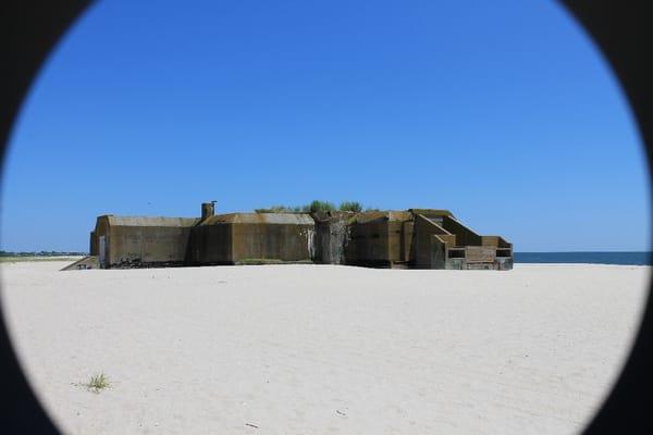 Battery 223 during low tide