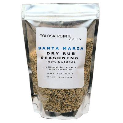 Jake's Famous Tolosa Pointe Foods Santa Maria Dry Rub Seasoning 12 Oz